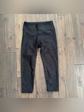 Becco Black High Waist Cropped Leggings M